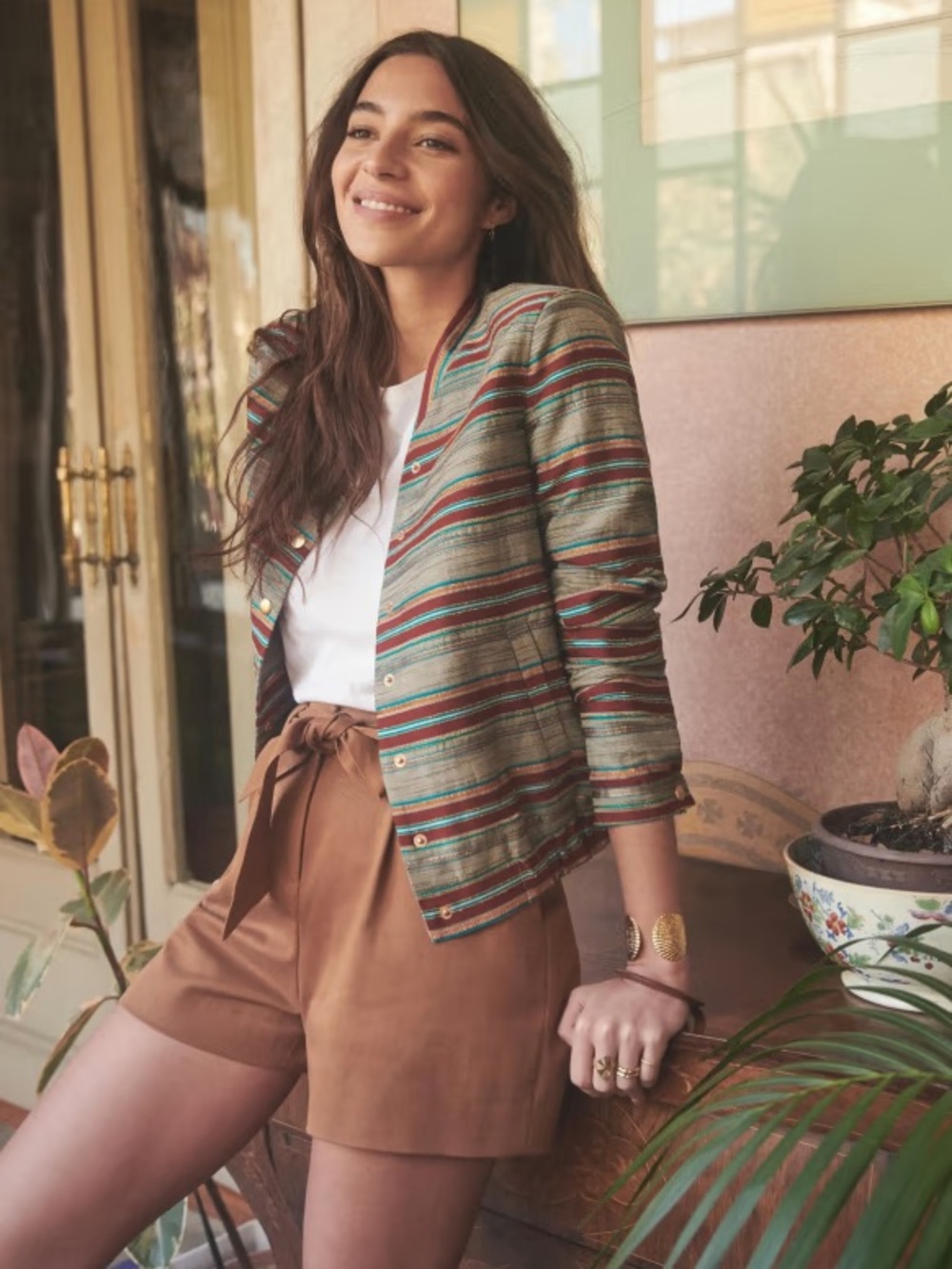 Sezane Teddy Keaton Jacket Size 34 XS